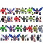 24pcs New Captain America Sam Wilson Minifigures Lego Compatible The Avengers Set