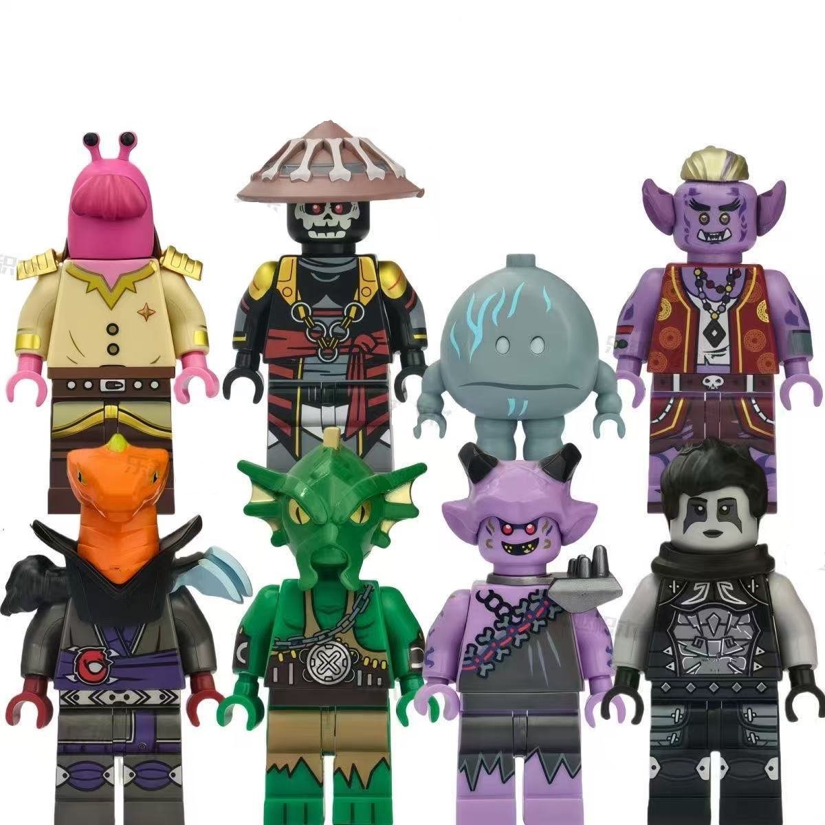 Ninjago Elemental Masters character Minifigures Lego Compatible Toy