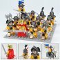 12pcs Western European Knights legion Minifigures Lego Compatible Medieval Knight Sets