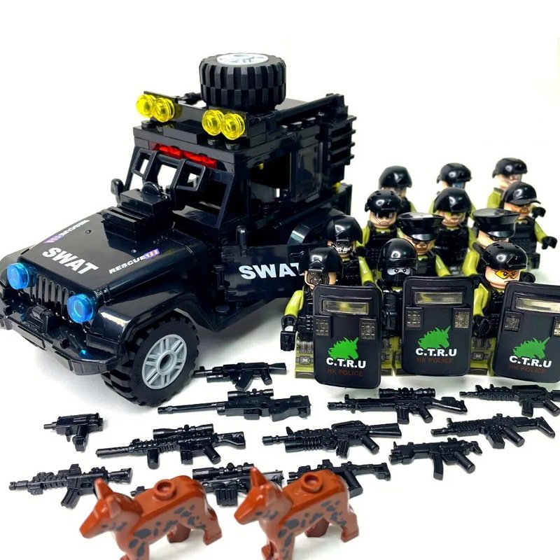 Special Police Operations Unit Minifigures Lego Compatible City Police Sets