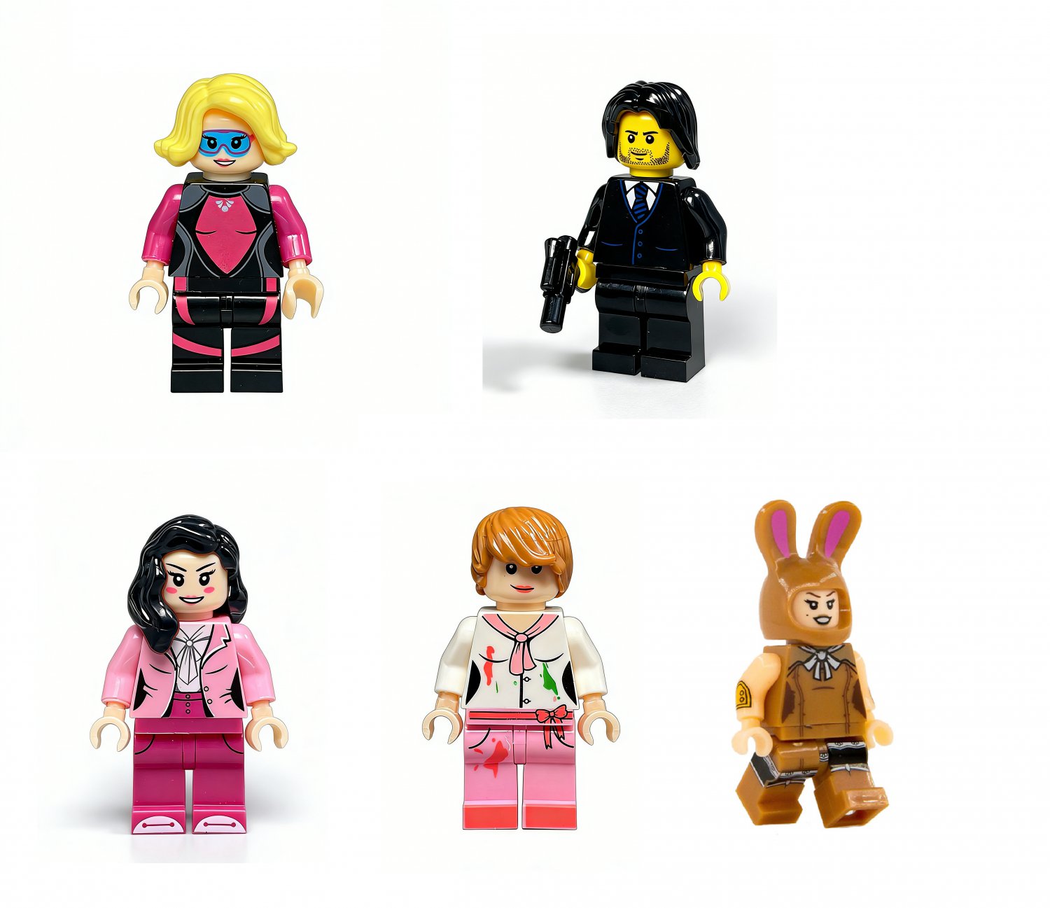 Anthony Chun Bob Linda Tina Gene Minifigures Lego Compatible Anthony Chun Set