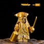 Gold-plating Jack Sparrow Minifigures Lego Compatible The Pirates of the Caribbean Minifigure