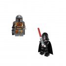 Darth Vader and The Mandalorian Minifigures Lego Compatible Star Wars Sets
