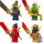 4pcs Ninjago Dragon head shoulder armor Minifigures Lego Compatible Toy