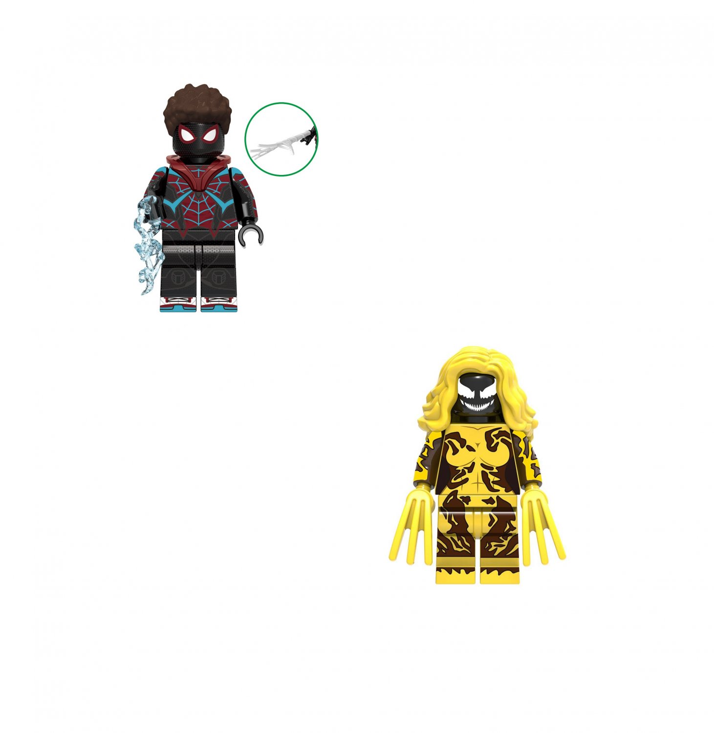 Evolved Suit and Scream Minifigures Lego Compatible Venom Corps Sets