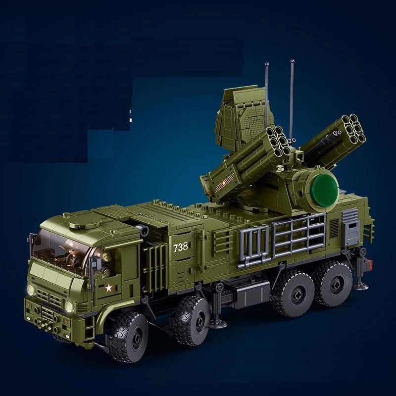 Pantsir s1 shell close air defence system Soldier Minifigures Lego Compatible Russia Military Sets