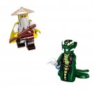 WU and Acidicus Minifigures Lego Compatible Ninjago Sets