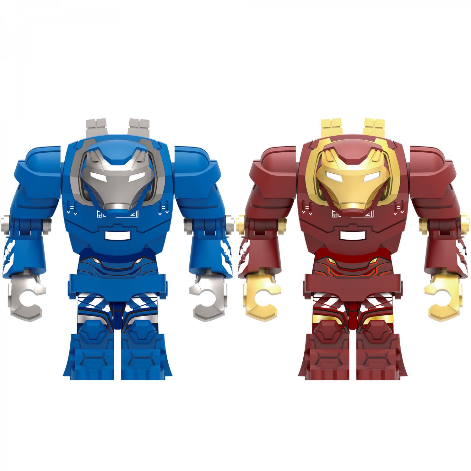 2pcs Iron Man Igor MK38 Minifigures Lego Compatible Iron Man Sets