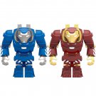 2pcs Iron Man Igor MK38 Minifigures Lego Compatible Iron Man Sets