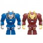 2pcs Iron Man Igor MK38 Minifigures Lego Compatible Iron Man Sets