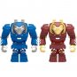 2pcs Iron Man Igor MK38 Minifigures Lego Compatible Iron Man Sets