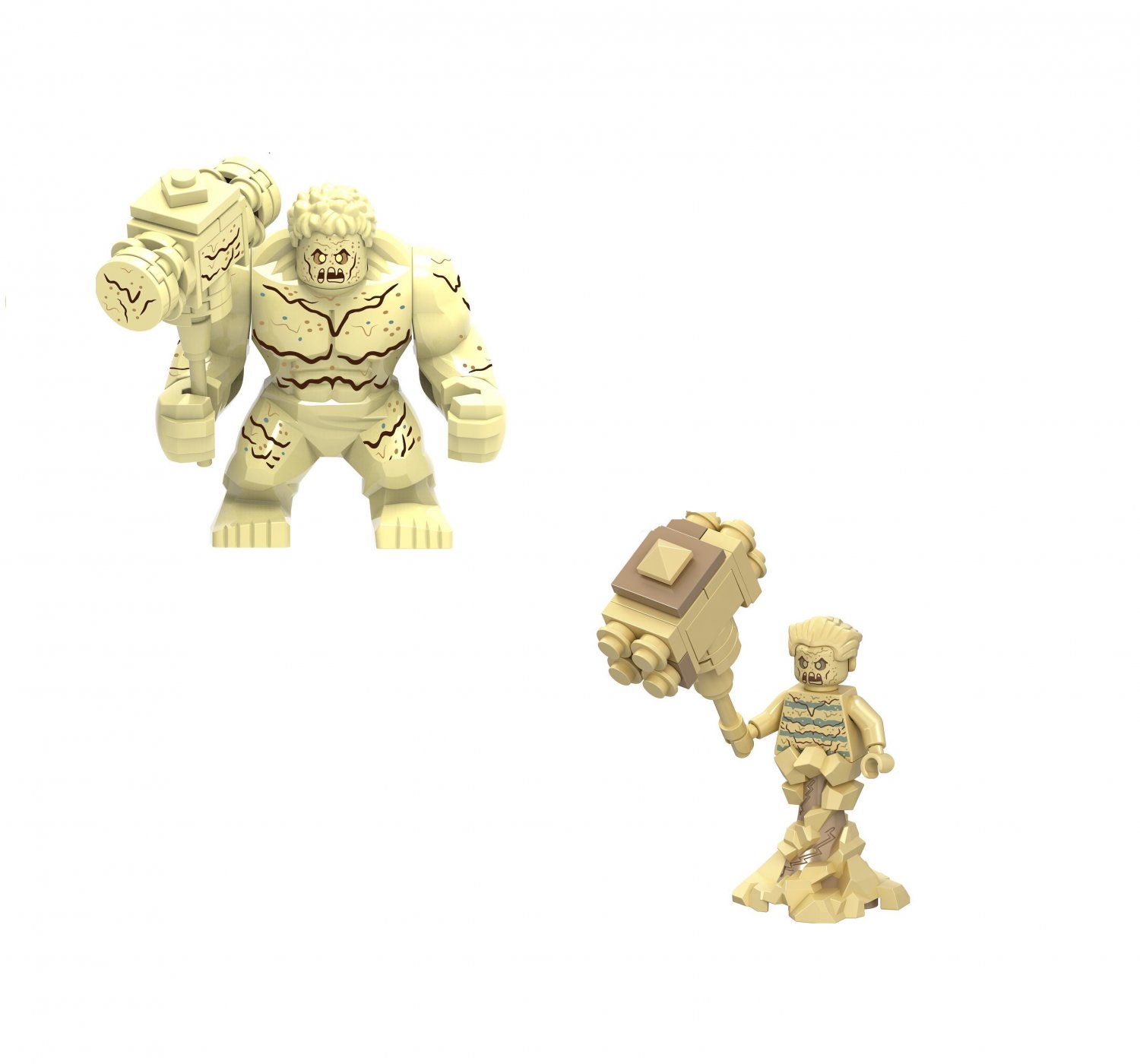 2pcs Sandman size Minifigures Lego Compatible Spider-Man movie Sets