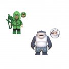 Green Arrow and King Shark Minifigures Lego Compatible DC Super Heroes Set