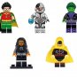 Robin Beast Boy Raven Starfire Minifigures Lego Compatible DC Super Heroes Minifigure