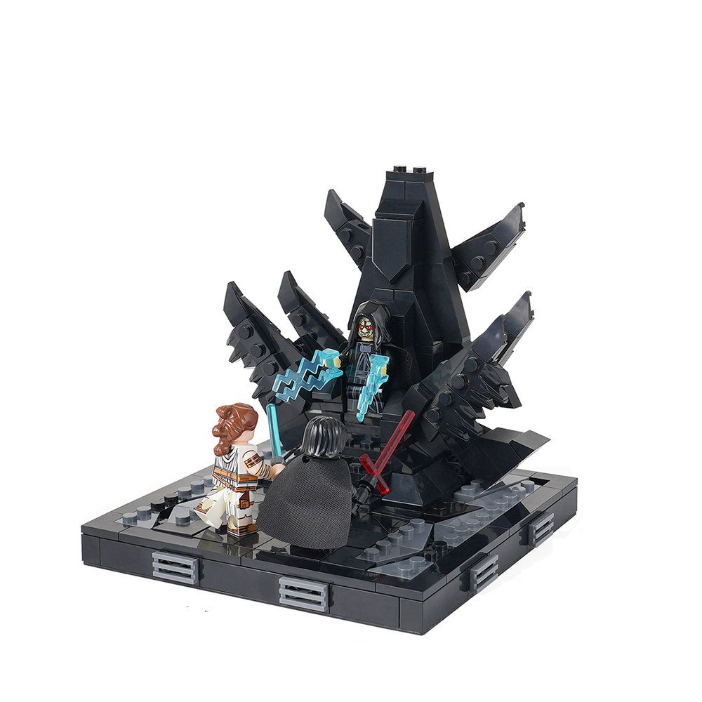 Sith Throne Rey Kylo Ren Minifigures Lego Compatible Star Wars The Rise of Skywalker Set