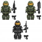 Master Chief Kelly-087 Cortana Minifigures Lego Compatible The Halo Sets