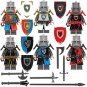 Fire Dragon Shadow Knight Minifigures Lego Compatible Medieval Knight Sets