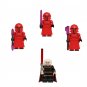 Count Dooku and Praetorian Guard Minifigures Lego Compatible Star Wars TV Sets