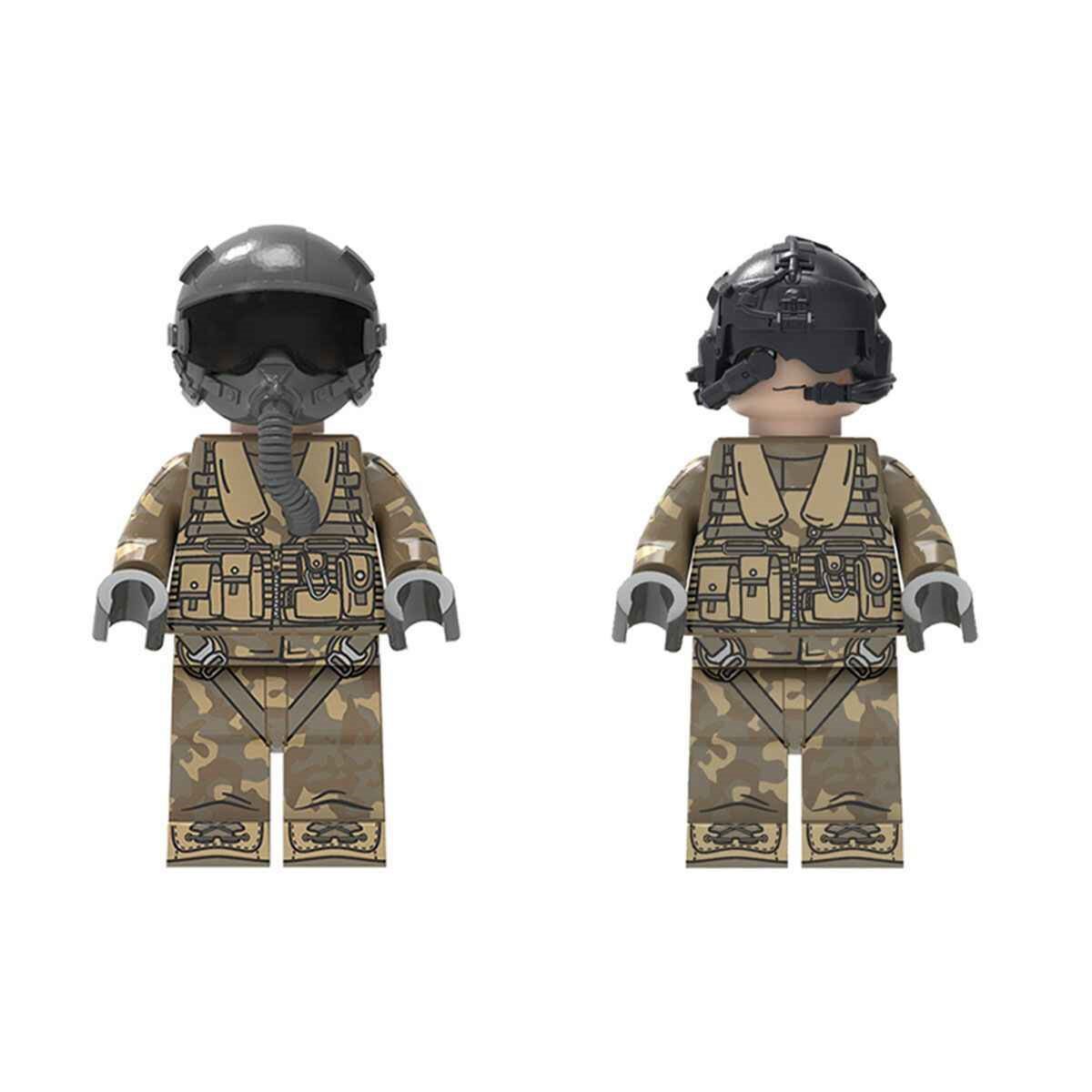 F-35 Lightning II fighter jet pilot Minifigures Lego Compatible America Fighter&acirc;�� Sets