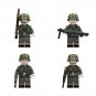 Germany Camouflage Special Forces Minifigures Lego Compatible WW2 Military Sets