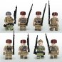 8pcs People's Volunteer Army Minifigures Lego Compatible Korean War Sets