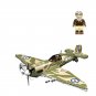 Spitfire Fighter pilot Minifigures Lego Compatible WW2 Military Fighter Set
