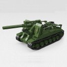 Soviet Army S-51 Self-Propelled Gun Minifigures Lego Compatible WW2 Military Sets