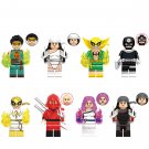 Bullseye Elektra Jessica Jones Iron Fist Minifigures Lego Compatible Daredevil Born Again Set