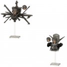 Fighter Toilet Man and Astronaut Toilet Minifigures Lego Compatible Skibidi Toilet Set