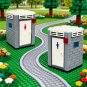 City Scenic Spot Men&acirc;��s Room&acirc;�� and &acirc;��Women&acirc;��s Room Building Blocks Toy Lego Compatible Toy