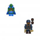 Martian Manhunter and Bloody Minifigures Lego Compatible DC Super Heroes‌ Set