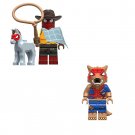 Werewolf Spider-Man and Cowboy Spider-Man Minifigures Lego Compatible Spider-Man Set