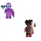 Spider-Byte and Spider-Punk Minifigures Lego Compatible Spider-Man Across the Spider-Verse Set