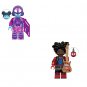 Spider-Byte and Spider-Punk Minifigures Lego Compatible Spider-Man Across the Spider-Verse Set