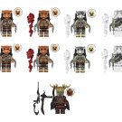 9pcs The Predator and White-haired Elder Minifigures Lego Compatible The Predator Badlands Set