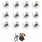 13pcs Stealth Armor Predator White-haired Elder Minifigures Lego Compatible The Predator movie Set