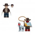 Old Man Logan and Cowboy Spider-Man Minifigures Lego Compatible The Avengers Set