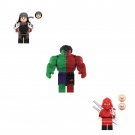 Elektra The Hand Ninja Compound Hulk Minifigures Lego Compatible The New Avengers Sets