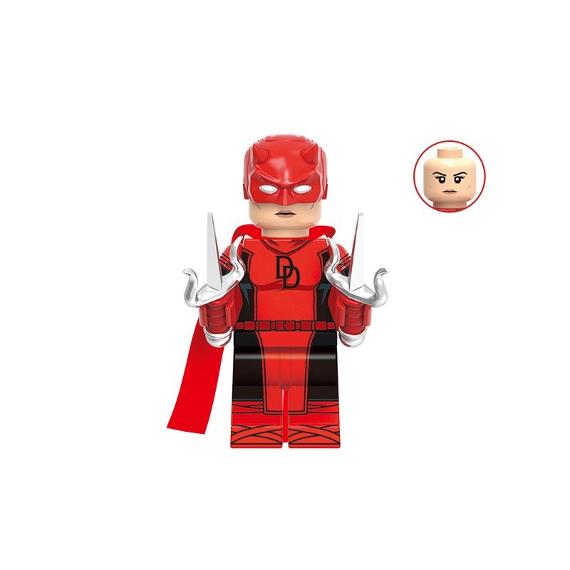 Daredevil Elektra Minifigures Lego Compatible Daredevil Minifigure