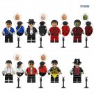 8pcs Moonwalk Thriller Michael Jackson Minifigures Lego Compatible Star Sets