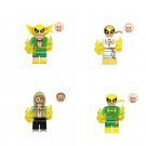 4pcs Iron Fist Minifigures Lego Compatible The Avengers Super Heroes Sets