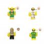 4pcs Iron Fist Minifigures Lego Compatible The Avengers Super Heroes Sets