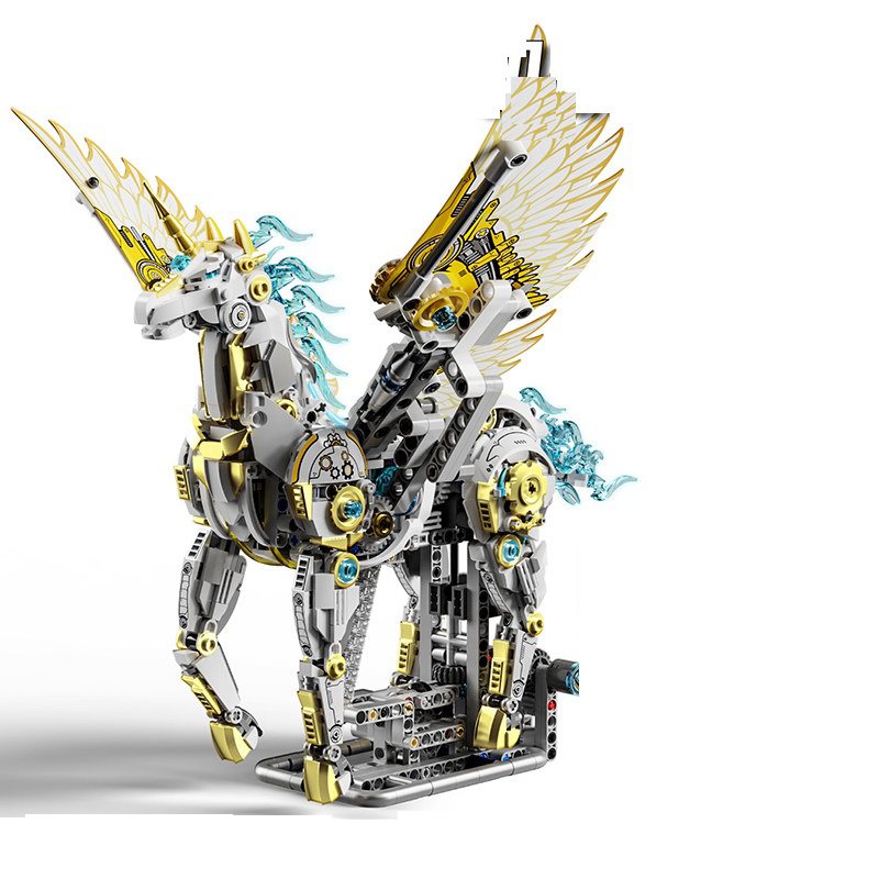 Mechanical Unicorn Minifigures Lego Compatible mechanical Sets
