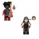 Hobie Brown and Elektra Minifigures Lego Compatible New Superhero Sets