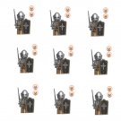9pcs Alert Knight Minifigures Lego Compatible Medieval Knight Sets