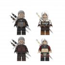Geralt Ciri Minifigures Lego Compatible The Witcher Sets