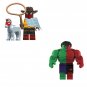 Cowboy Spider-Man and Compound Hulk Minifigures Lego Compatible New Super Heroes Set
