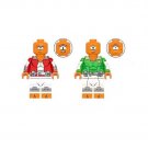 2pcs Allen the Alien Minifigures Lego Compatible Invincible TV Set