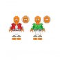 2pcs Allen the Alien Minifigures Lego Compatible Invincible TV Set