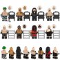 The Rock Randy Orton Kane Big Show HHH Minifigures Lego Compatible Wrestling competition Set